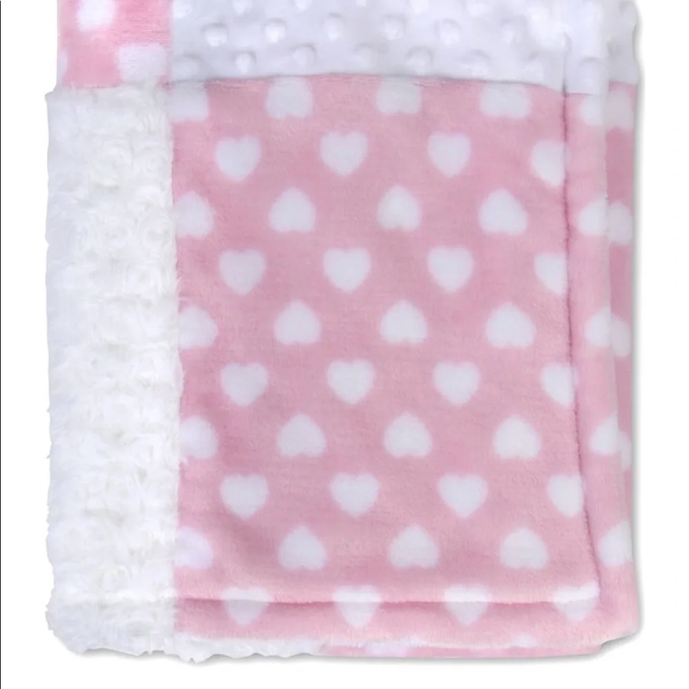 NWT- Baby Girl Blanket & Snuggler - Picture 3 of 6